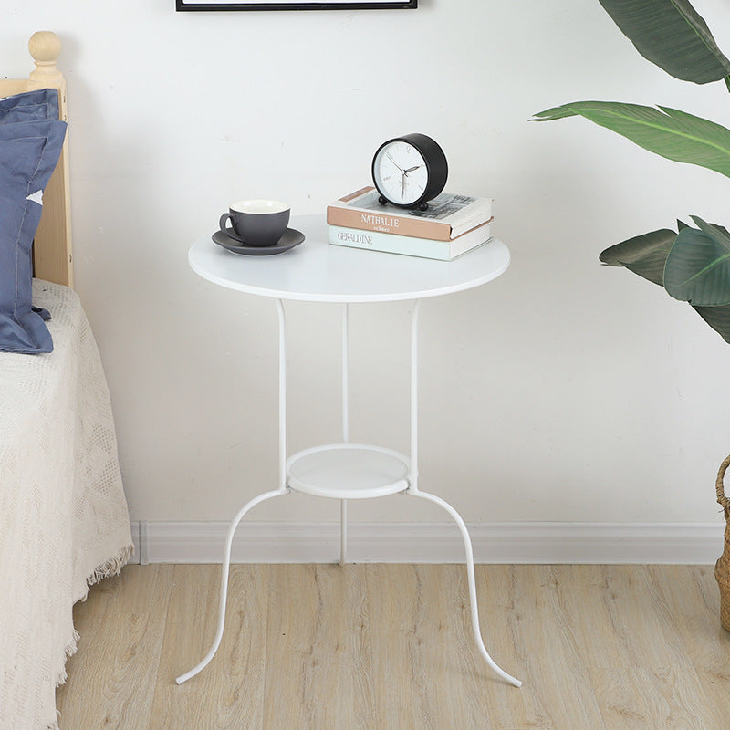 Minimalist Round Iron 3-Leg Coffee Table