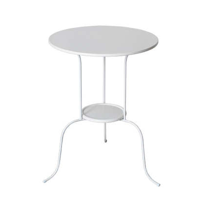 Minimalist Round Iron 3-Leg Coffee Table