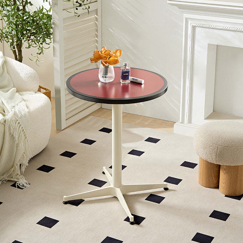 Minimalist Round Lacquered Metal Coffee Table — M