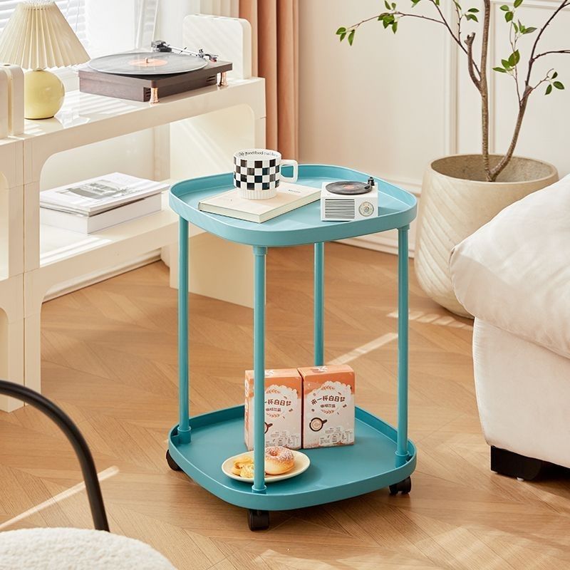 Minimalist Plastic Titanium Steel Side Table