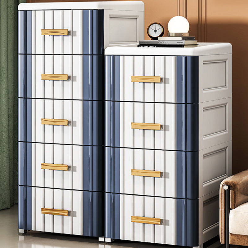 Scandinavian Plastic 3-Drawer Nightstand