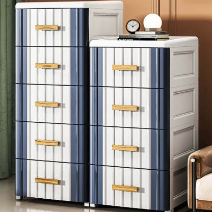Scandinavian Plastic 3-Drawer Nightstand