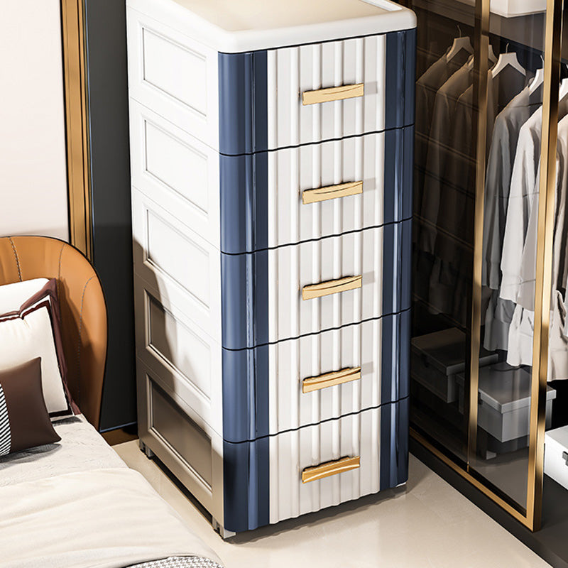 Scandinavian Plastic 3-Drawer Nightstand