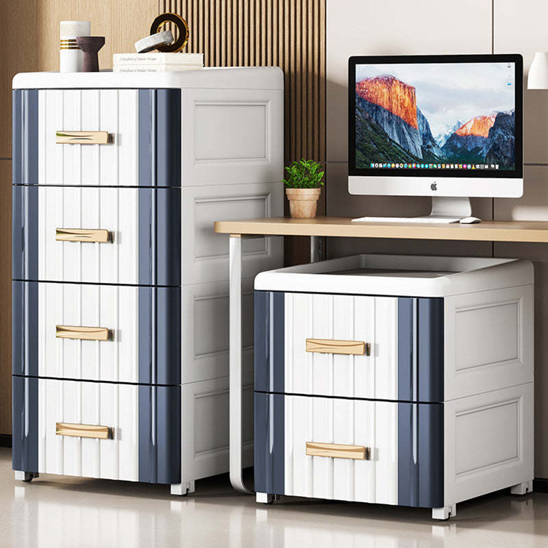 Scandinavian Plastic 3-Drawer Nightstand