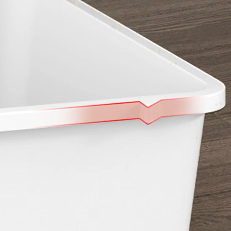 Scandinavian Plastic 3-Drawer Nightstand