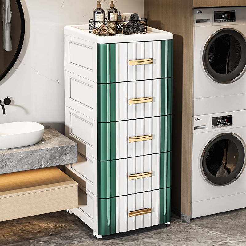 Scandinavian Plastic 3-Drawer Nightstand