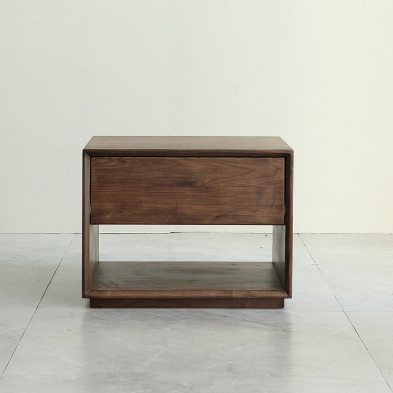 Modern Luxury Black Walnut Nightstand