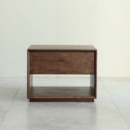 Modern Luxury Black Walnut Nightstand