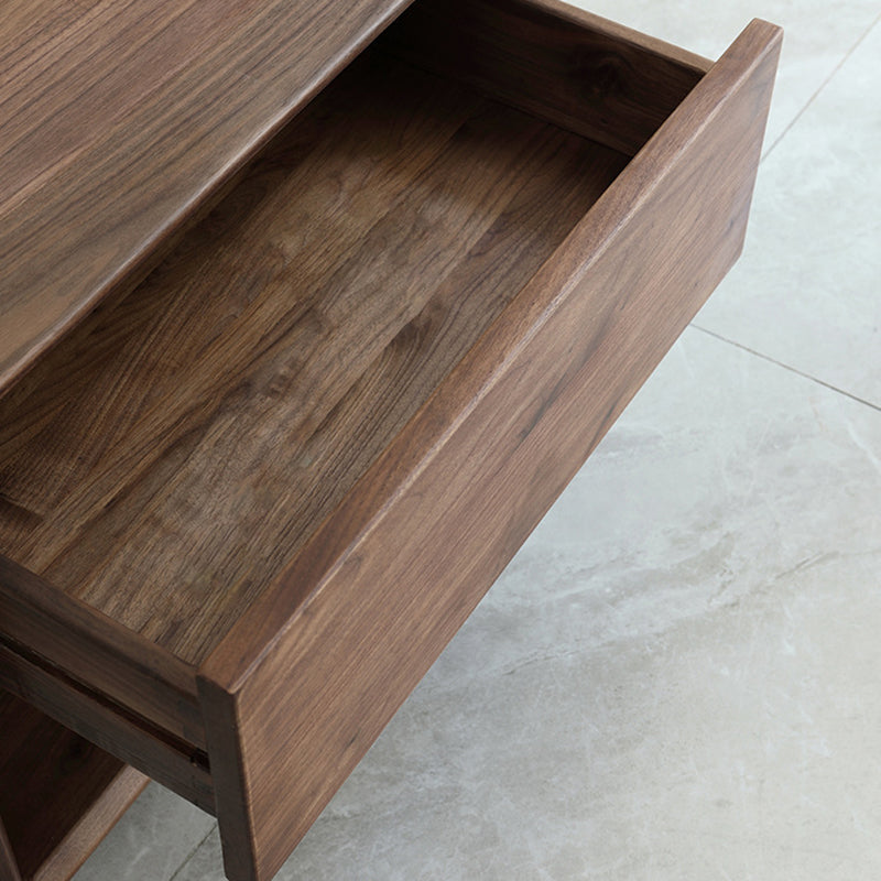 Modern Luxury Black Walnut Nightstand