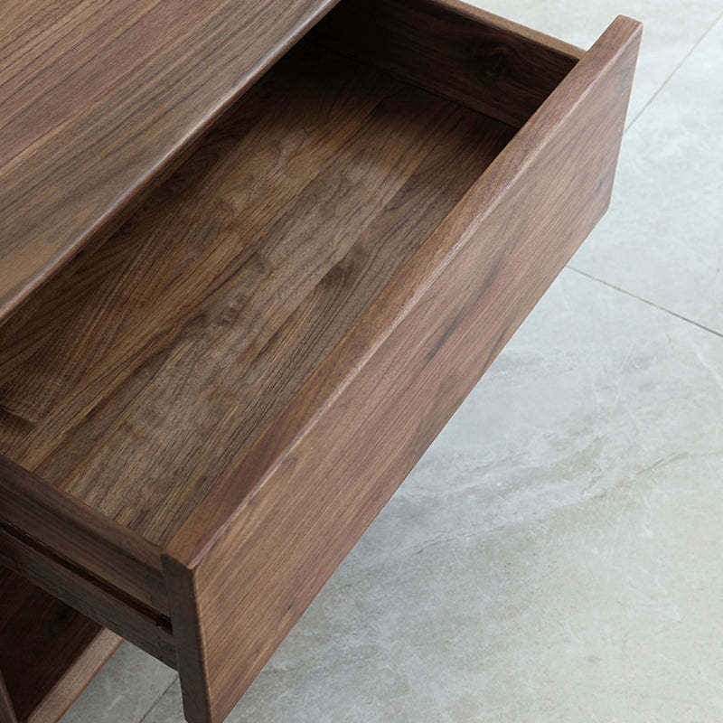 Modern Luxury Black Walnut Nightstand