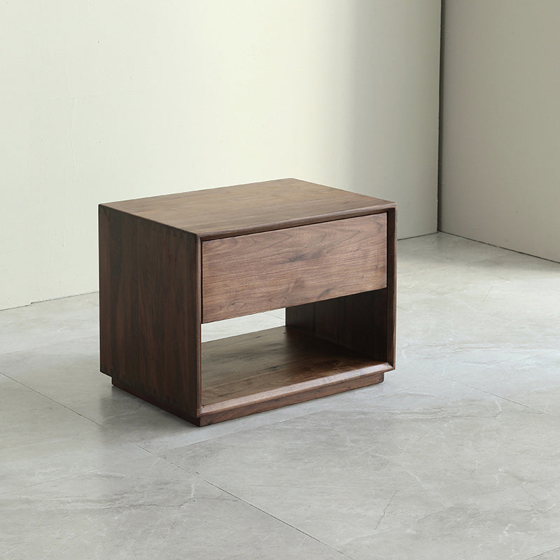 Modern Luxury Black Walnut Nightstand
