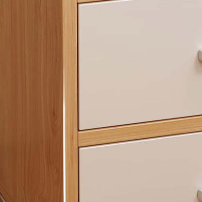 Minimalist Solid Wood 3-Drawer Nightstand