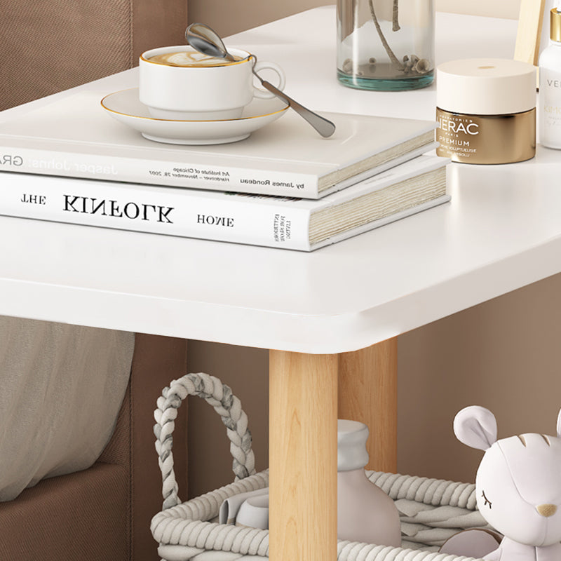 Minimalist Wood Coffee Table 2-Tier