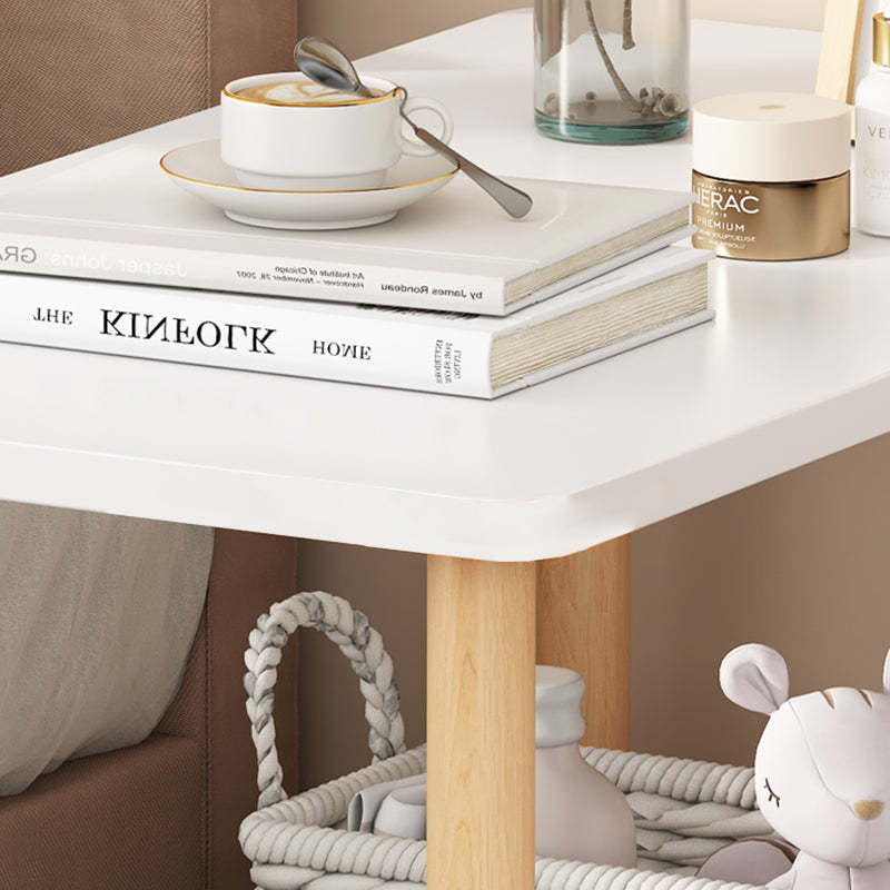 Minimalist Wood Coffee Table 2-Tier