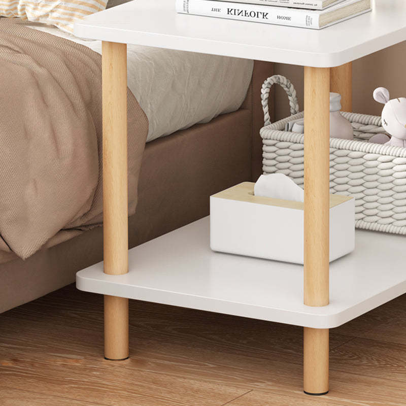 Minimalist Wood Coffee Table 2-Tier