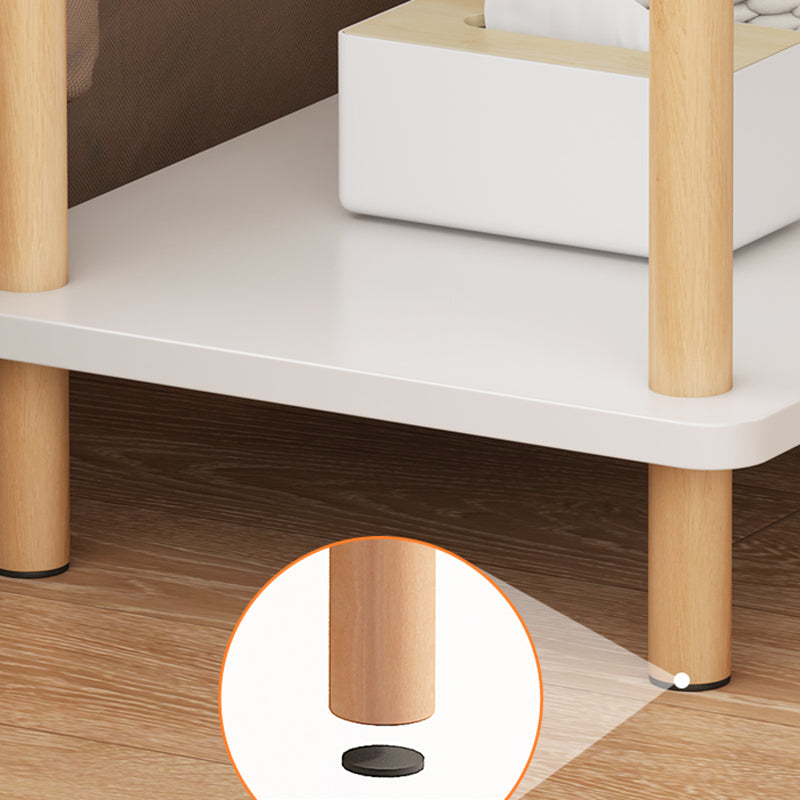 Minimalist Wood Coffee Table 2-Tier