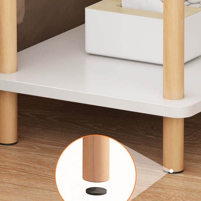 Minimalist Wood Coffee Table 2-Tier
