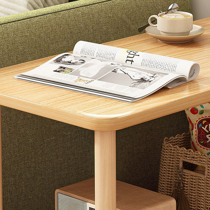 Minimalist Wood Coffee Table 2-Tier