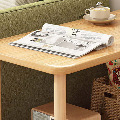 Minimalist Wood Coffee Table 2-Tier