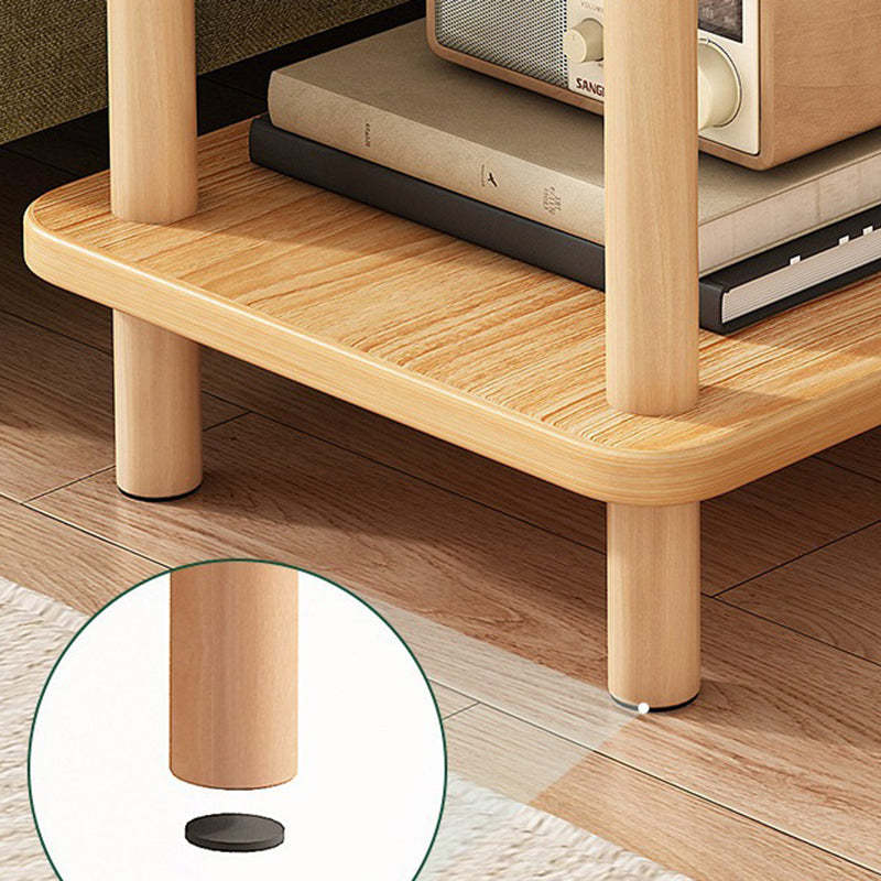 Minimalist Wood Coffee Table 2-Tier