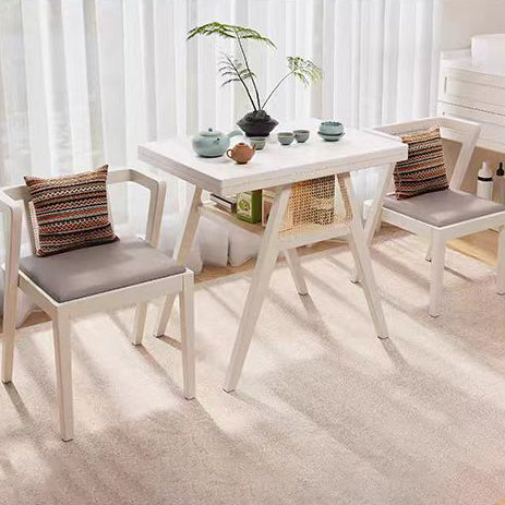 Scandinavian Solid Wood Coffee Table 1-Shelf