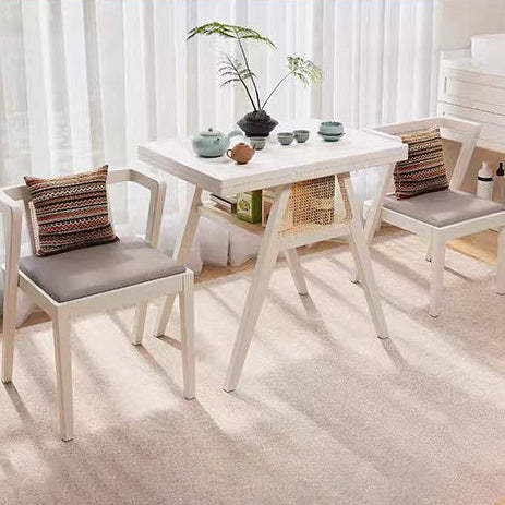 Scandinavian Solid Wood Coffee Table 1-Shelf