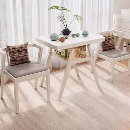 Scandinavian Solid Wood Coffee Table 1-Shelf