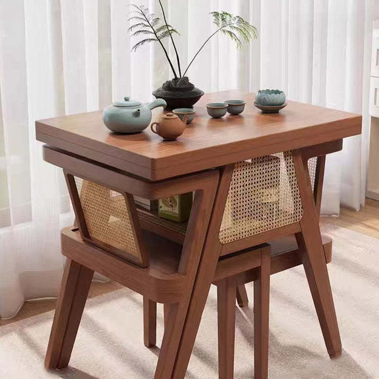 Scandinavian Solid Wood Coffee Table 1-Shelf