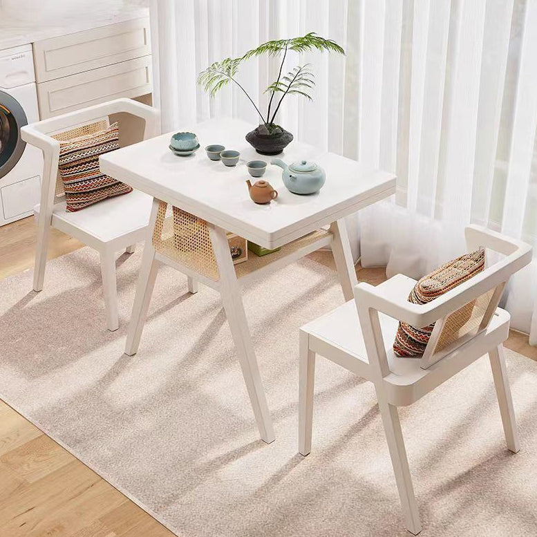 Scandinavian Solid Wood Coffee Table 1-Shelf
