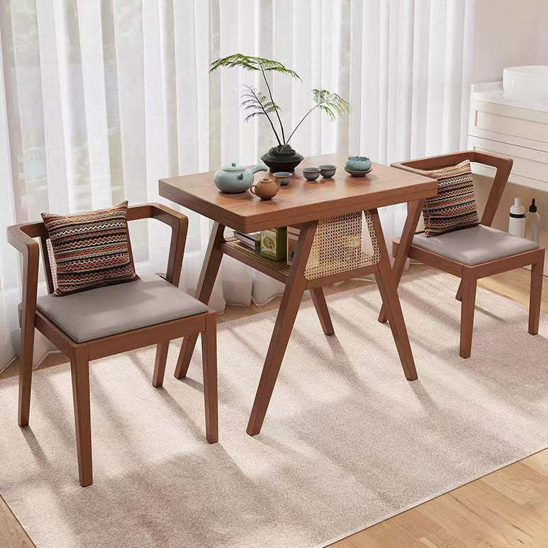 Scandinavian Solid Wood Coffee Table 1-Shelf