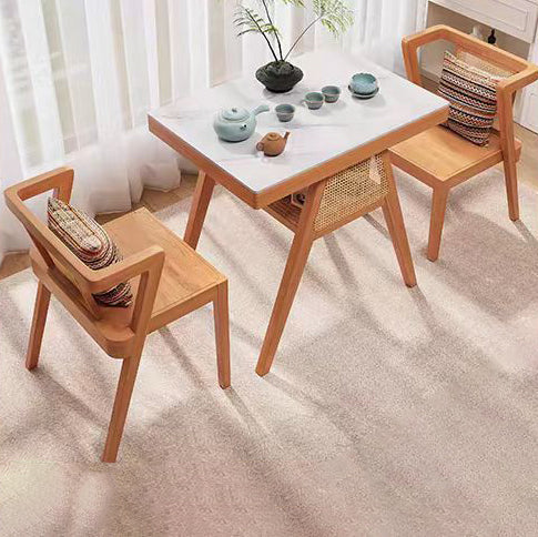 Scandinavian Solid Wood Coffee Table 1-Shelf
