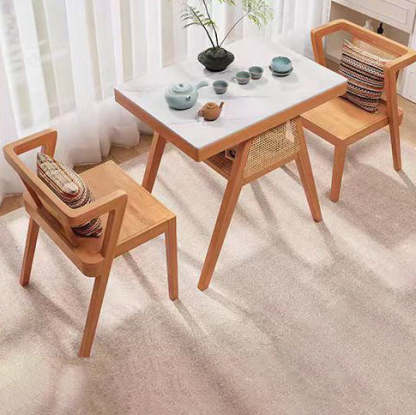 Scandinavian Solid Wood Coffee Table 1-Shelf