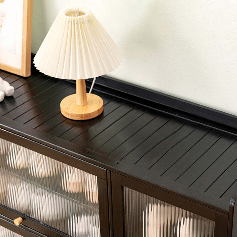 Minimalist Bamboo Plastic Glass Shoe Storage