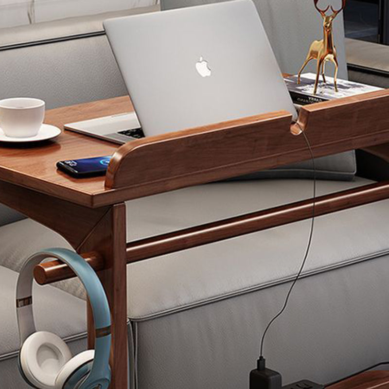 Minimalist Solid Wood 2-Leg Desk