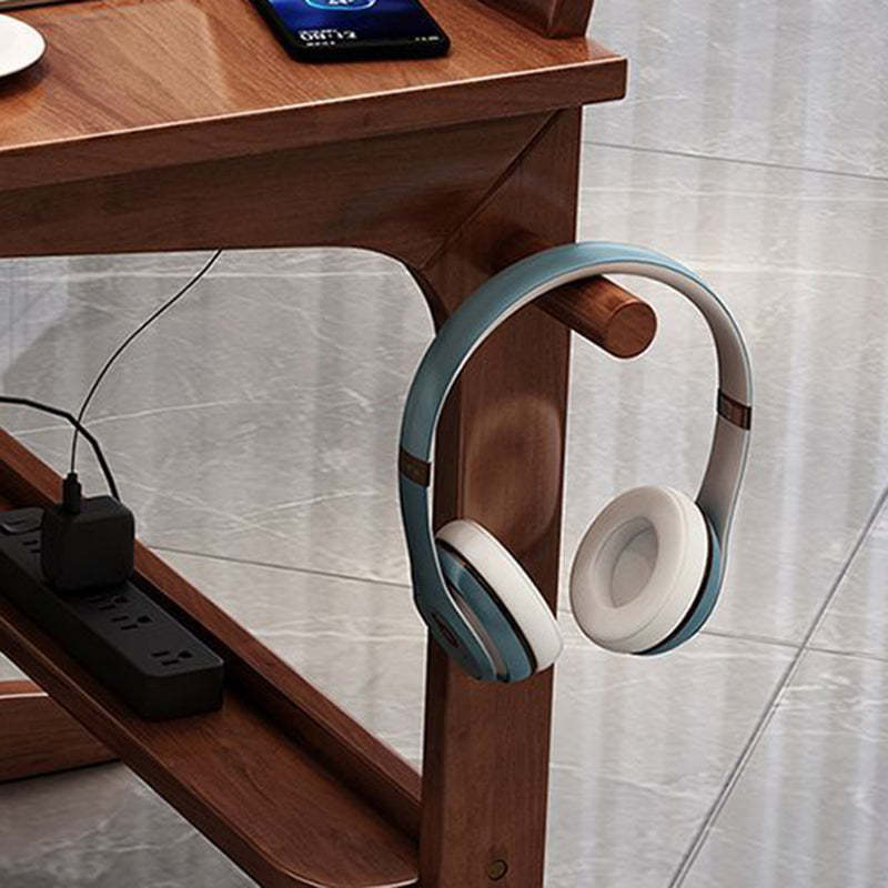 Minimalist Solid Wood 2-Leg Desk