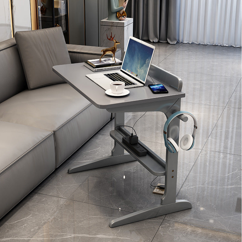 Minimalist Solid Wood 2-Leg Desk