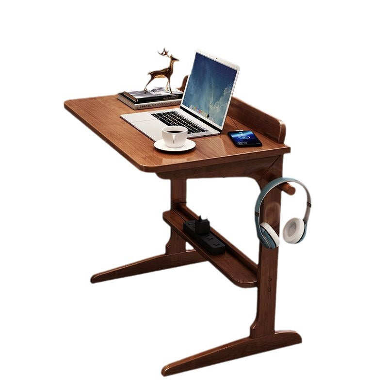 Minimalist Solid Wood 2-Leg Desk