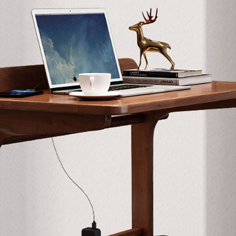 Minimalist Solid Wood 2-Leg Desk