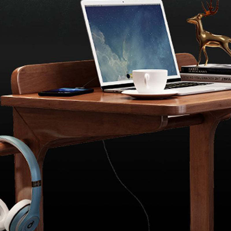 Minimalist Solid Wood 2-Leg Desk