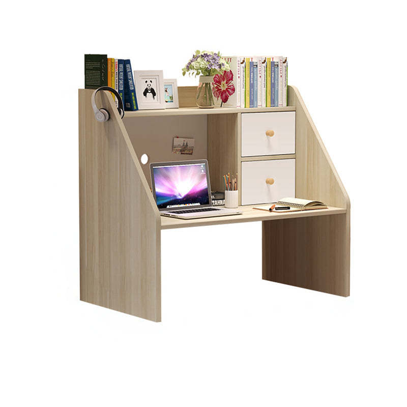 Minimalist Solid Wood 1-Shelf Desk