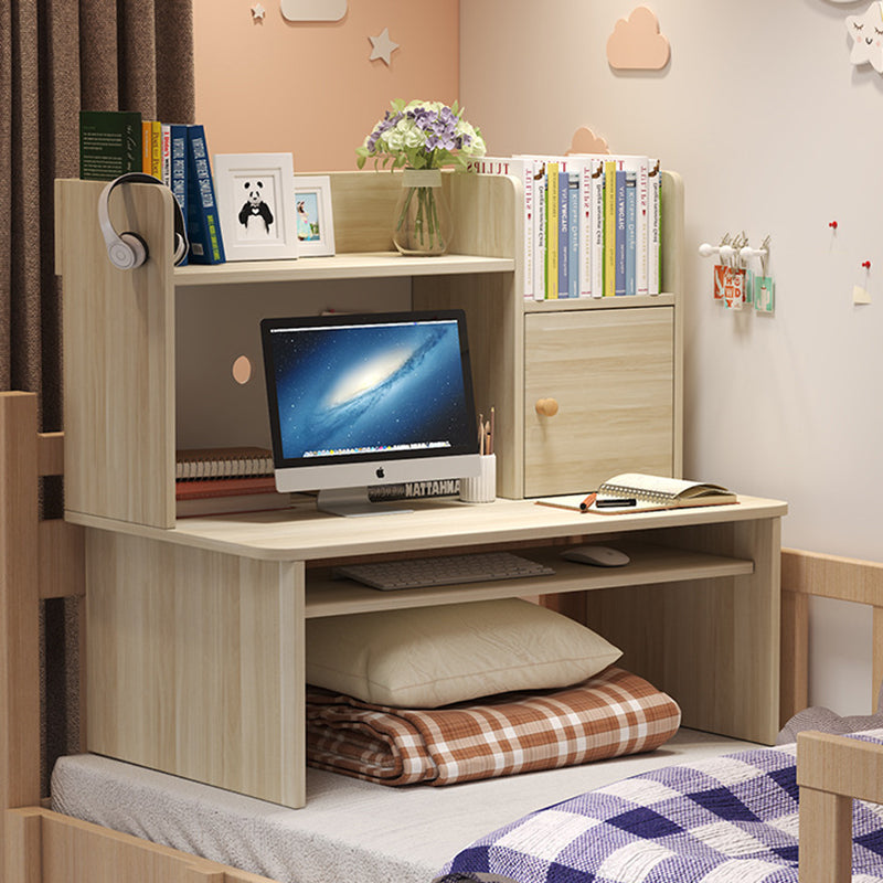 Minimalist Solid Wood 1-Shelf Desk
