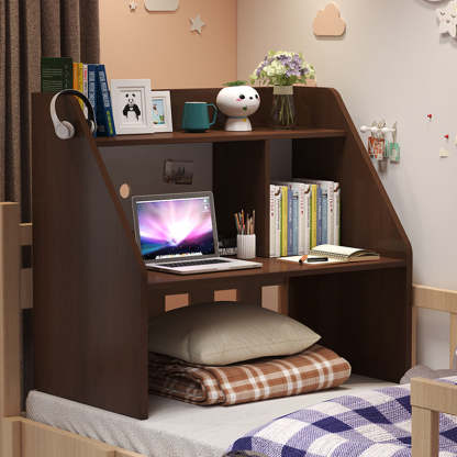 Minimalist Solid Wood 1-Shelf Desk