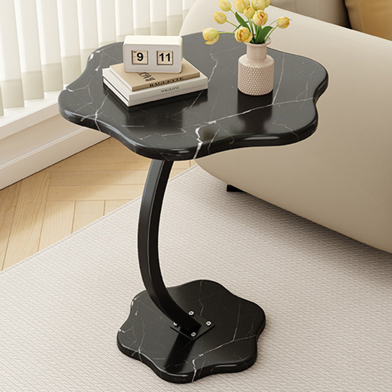 Minimalist Hexagonal Steel Side Table — C