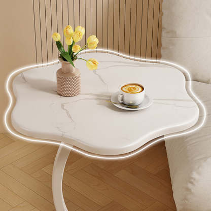 Minimalist Hexagonal Steel Side Table