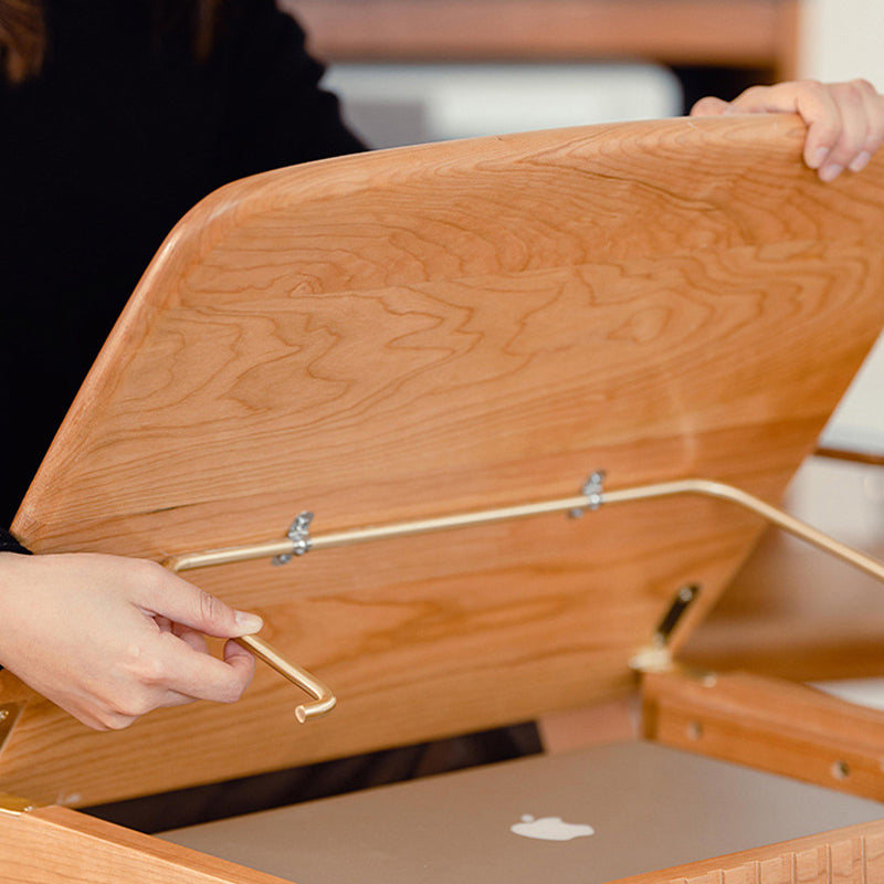 Minimalist Cherry Wood Side Table