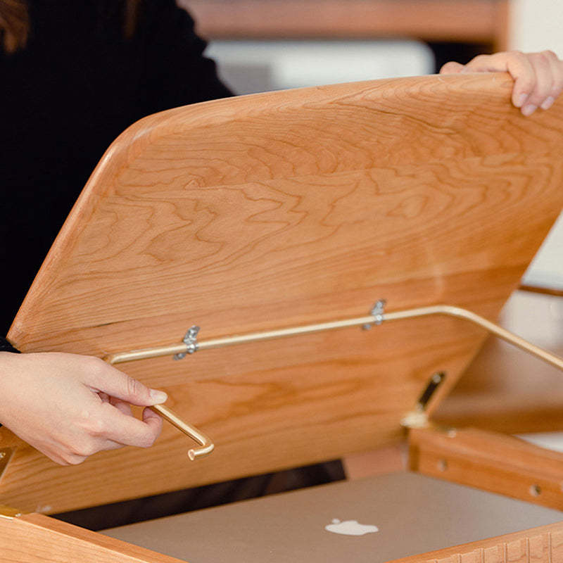 Minimalist Cherry Wood Side Table