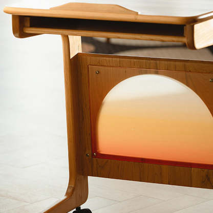 Minimalist Cherry Wood Side Table