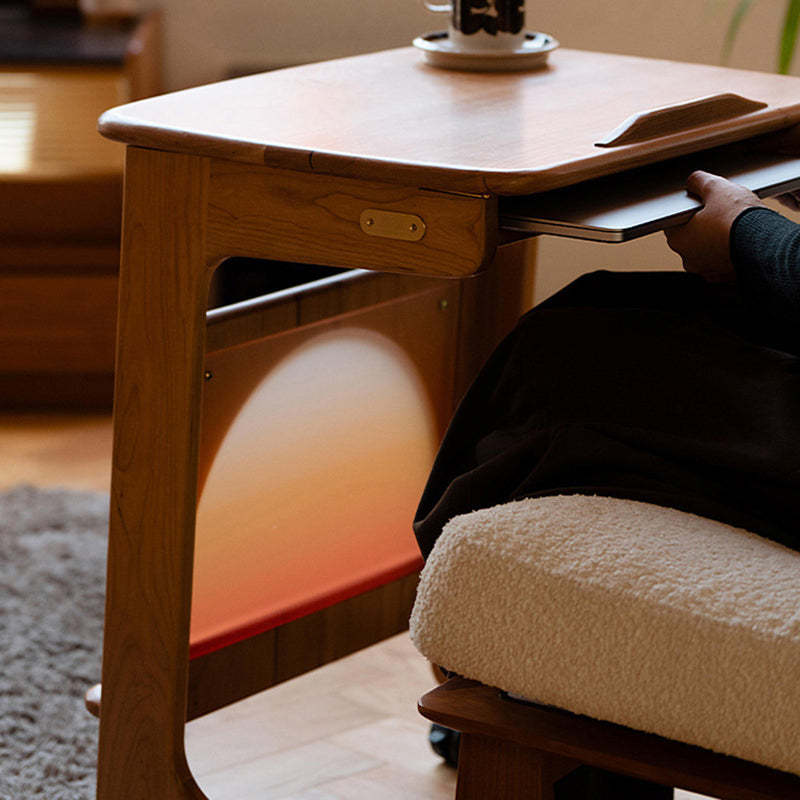 Minimalist Cherry Wood Side Table