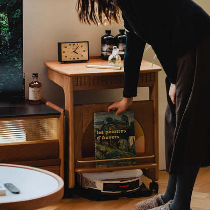Minimalist Cherry Wood Side Table
