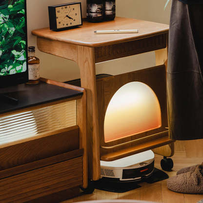 Minimalist Cherry Wood Side Table